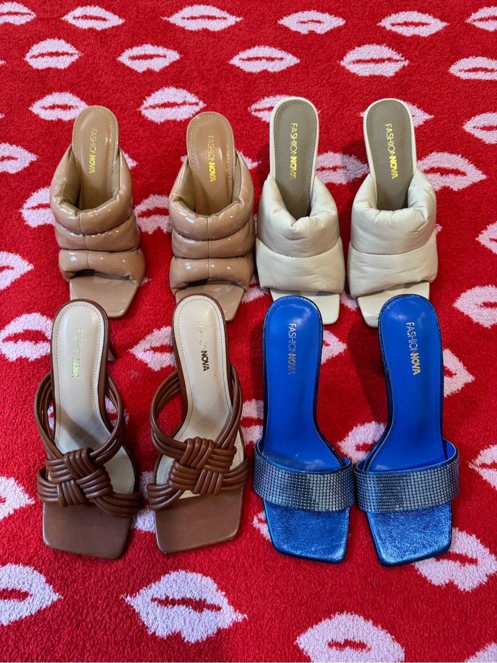 Fashion Nova heel lot 8.5 new